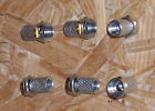 6 Stk. F-Stecker f�r Koaxkabel 6,5-7mm
