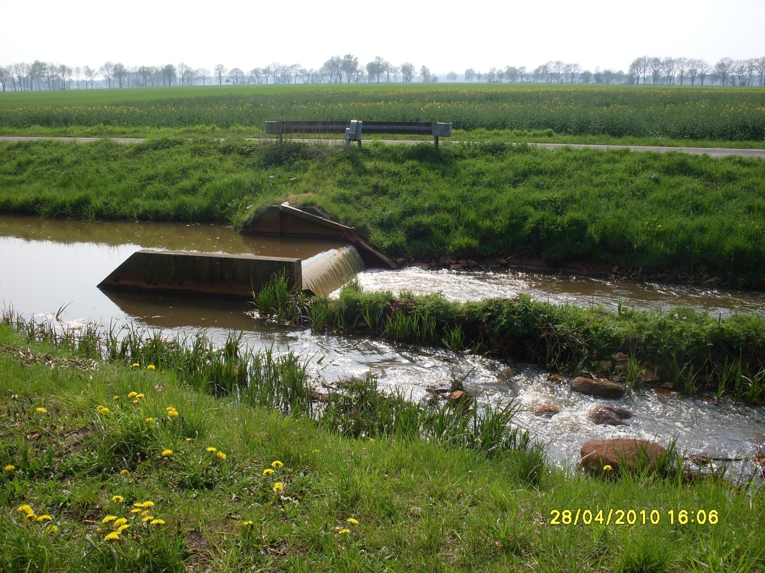 Fischtreppe mit Wehr